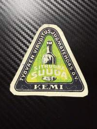 Sitruuna suuda -etiketti