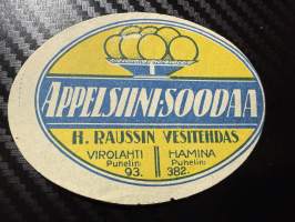 Appelsiini soodaa -etiketti