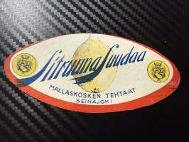 Sitruuna Suudaa -etiketti