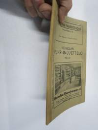 Heinolan puhelinluettelo 1936-37