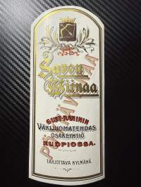 Savon wiinaa -etiketti