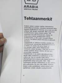 Arabia Tehtaanmerkit -esite