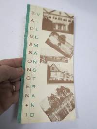 Vilmanstrand Badsäsongen 19?? (Lappeenranta kylpyläsesonki) -esite, ruotsinkielinen