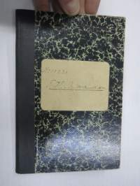 VAltionrautatiet - VR - Eläkekirja nr 10 220, entinen asemapäällikkö Terho Henrik Nikander, 24.11.1944