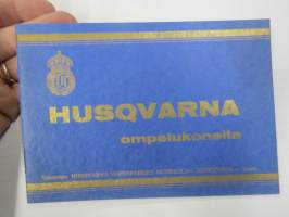 Husqvarna ompelukoneita 1936 -tuoteluettelo