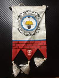 Turun kunnantyöväen ammattiosasto R.Y 25 -pöytäviiri / pöytälippu