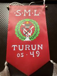 S.M.L Turun os.49  -pöytäviiri / pöytälippu