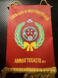 Turun auto ja moottorityöväen ammattiosasto RY  -pöytäviiri / pöytälippu