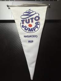 Tuto jumppa naisjaosto 1929 -pöytäviiri / pöytälippu