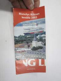 Viking Line - Ristelyt Riikaan 2003 -esite