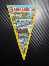 Hämeenlinna -matkailuviiri, iso koko / souvenier pennant