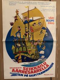 Stevenson`in seikkailu aarresaarella -elokuvajuliste