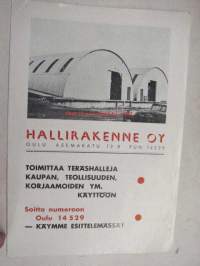 Hallirakenne Oy -myyntiesite