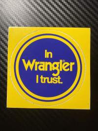 In Wrangler I trust -tarra