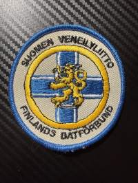 Suomen Veneilyliitto -kangasmerkki / hihamerkki / badge