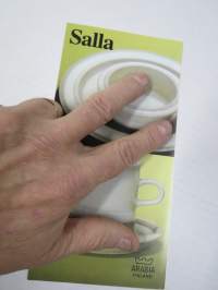 Arabia Salla design Ulla Procopé / Raija Uosikkinen -myyntiesite malli- ja mittatietoineen