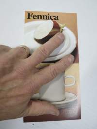 Arabia Fennica design Ulla Procopé / Richard Lindh -myyntiesite malli- ja mittatietoineen