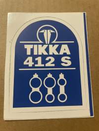 Tikka 412 S  -tarra  / sticker