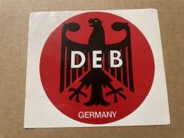 DEB germany -tarra  / sticker