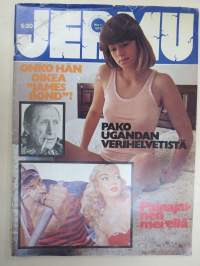 Jermu 1977 nr 1, Pako Ugandan verihelvetistä, James Hunt, Keikkatyttöjä postitilauksena, Perhe joka tappaa yhdessä, Sattumia sodan soppajonossa, ym.