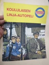 Koululaisen linja-autopeli - Mennään Bussilla - Linja-Autoliitto / Matkahuolto lautapeli