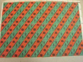 Edison sytystulpat ja akut -kirjeensulkijamerkkejä, kokonainen painoarkki