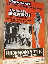 Hitonmoinen tyttö -elokuvajuliste