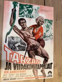 Tarzan ja viidakon tappajat-elokuvajuliste