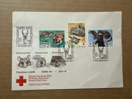 16.8.1982 FDC -kirje / ensipäivänkuori Suomen Punainen Risti