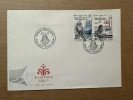 28.2.1985 FDC -kirje / ensipäivänkuori Kalevala 150 vuotta
