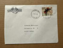 8.5.1992 kirje / postileima Turku