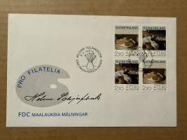 8.3.1991 FDC -kirje / ensipäivänkuori Helene Schjerfbeck