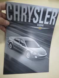 Chrysler Sebring 2002 -myyntiesite, varsinainen esite ja lisävaruste-esite yhdessä