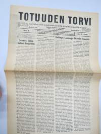 Totuuden Torvi 1948 nr 4,  Ernesti Hentunen, Radikaalinen kansanpuolue -julkaisu, paljastuksia, skandaaleja, äärioikeiston naamioitumispyrkimyksiä, ym.