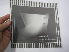 Alvar Aalto - Alajärvi - Seinäjoki, Finland -Aallon tuotannon esittelykirja (hyvä kuvitus), englannin- ja saksankielinen