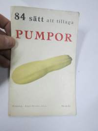 84 sätt att tillaga pumpar -84 tapaa valmistaa kurpitsaa, ruotsinkielinen