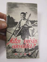 Miten voisin ansaita? - Sopivia ansaitsemiskeinoja tytöille ja pojille