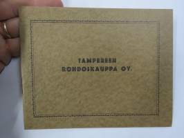 Tampereen Rohdoskauppa Oy -esite, kuvallinen toimitilojen esittely