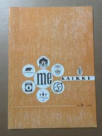 Me kaikki A. Ahlström Osakeyhtiön henkilökuntalehti 1956 nr 2, Noormarkun tehdas, kiertokäyntejä Karhulan tehtailla,