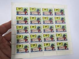 OKO - Osuuskassat 20 mk Heinäsorsa -säästömerkkiarkki