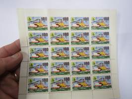 OKO - Osuuskassat 100 mk Siipirataslaiva -säästömerkkiarkki