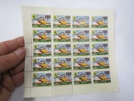 OKO - Osuuskassat 100 mk Siipirataslaiva -säästömerkkiarkki