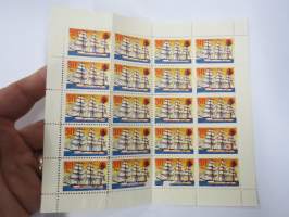 OKO - Osuuskassat 50 mk Purjelaiva -säästömerkkiarkki