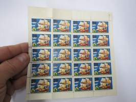 OKO - Osuuskassat 20 mk Purjelaiva -säästömerkkiarkki