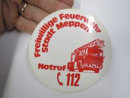 Freiwillige Feuerwehr stadt Meppen Notruf 112 -tarra