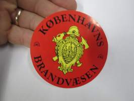 Köbenhavns - Brandväsen -tarra