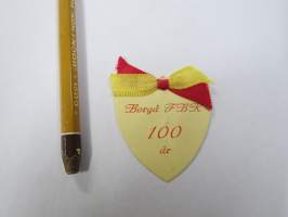 Borgå FBK 100 år -osallistujamerkki