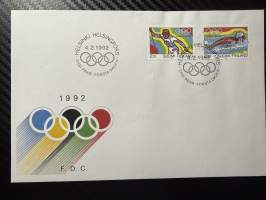 4.2.1992 FDC -kirje / ensipäivänkuori