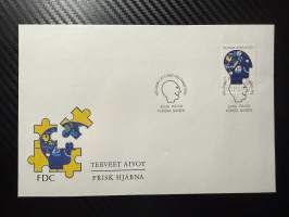 27.3.1992 FDC -kirje / ensipäivänkuori