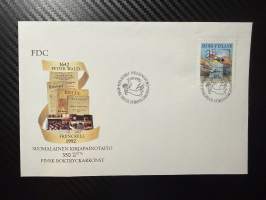 20.10.1992 FDC -kirje / ensipäivänkuori